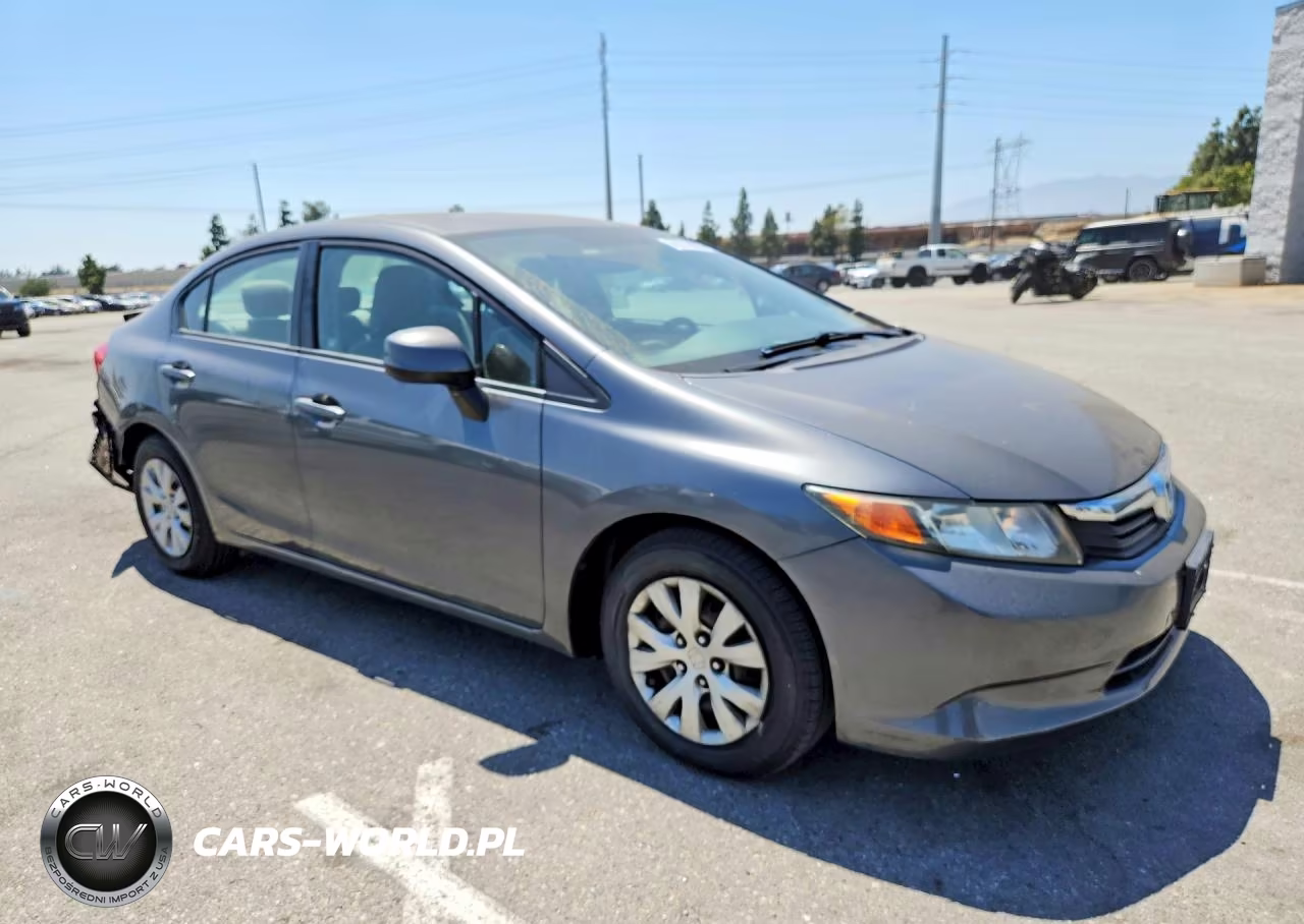 2012 Honda Civic Lx VIN:19XFB2F55CE302009 - 4