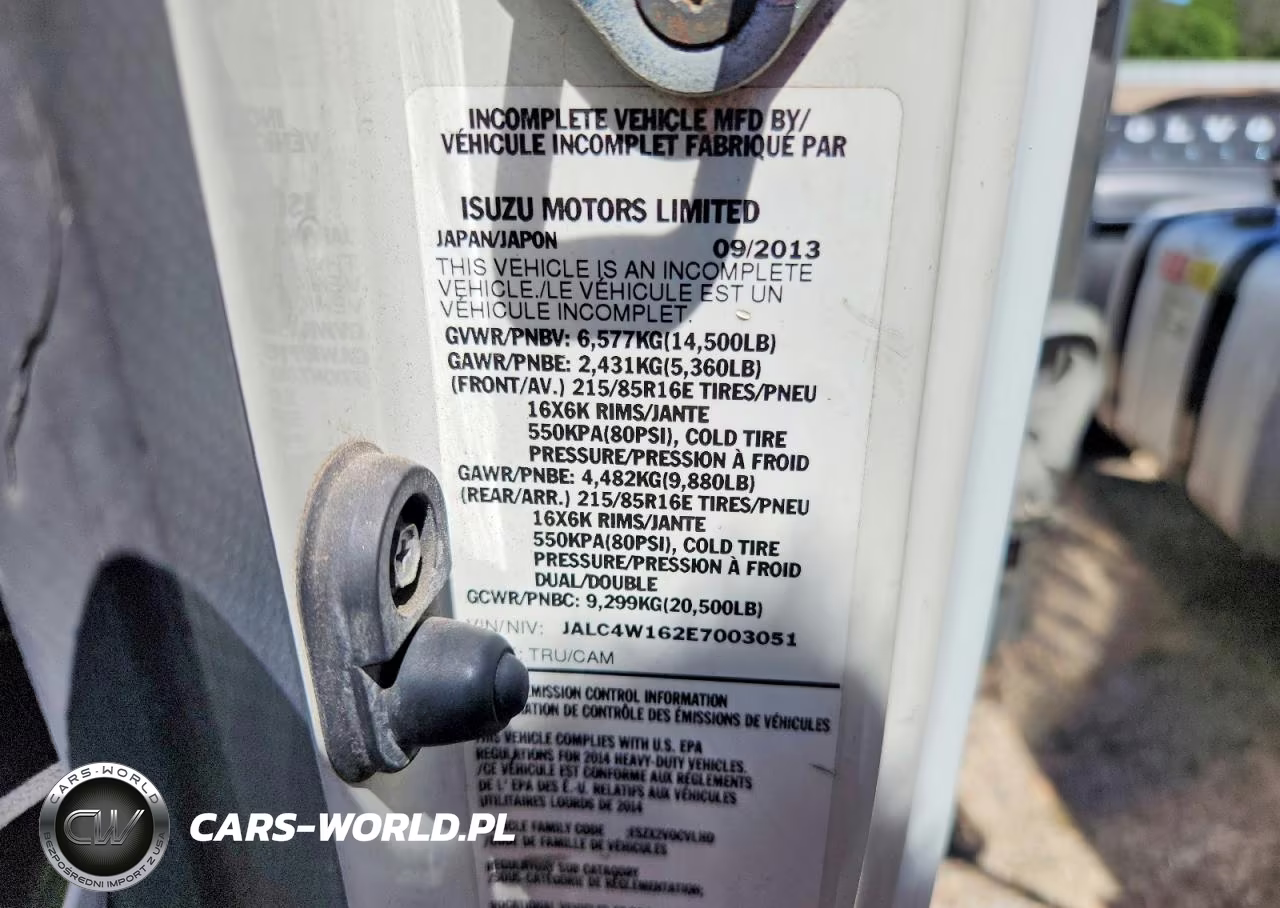 2014 Isuzu Npr Refrigerated Box Truck VIN:JALC4W162E7003051 - 13