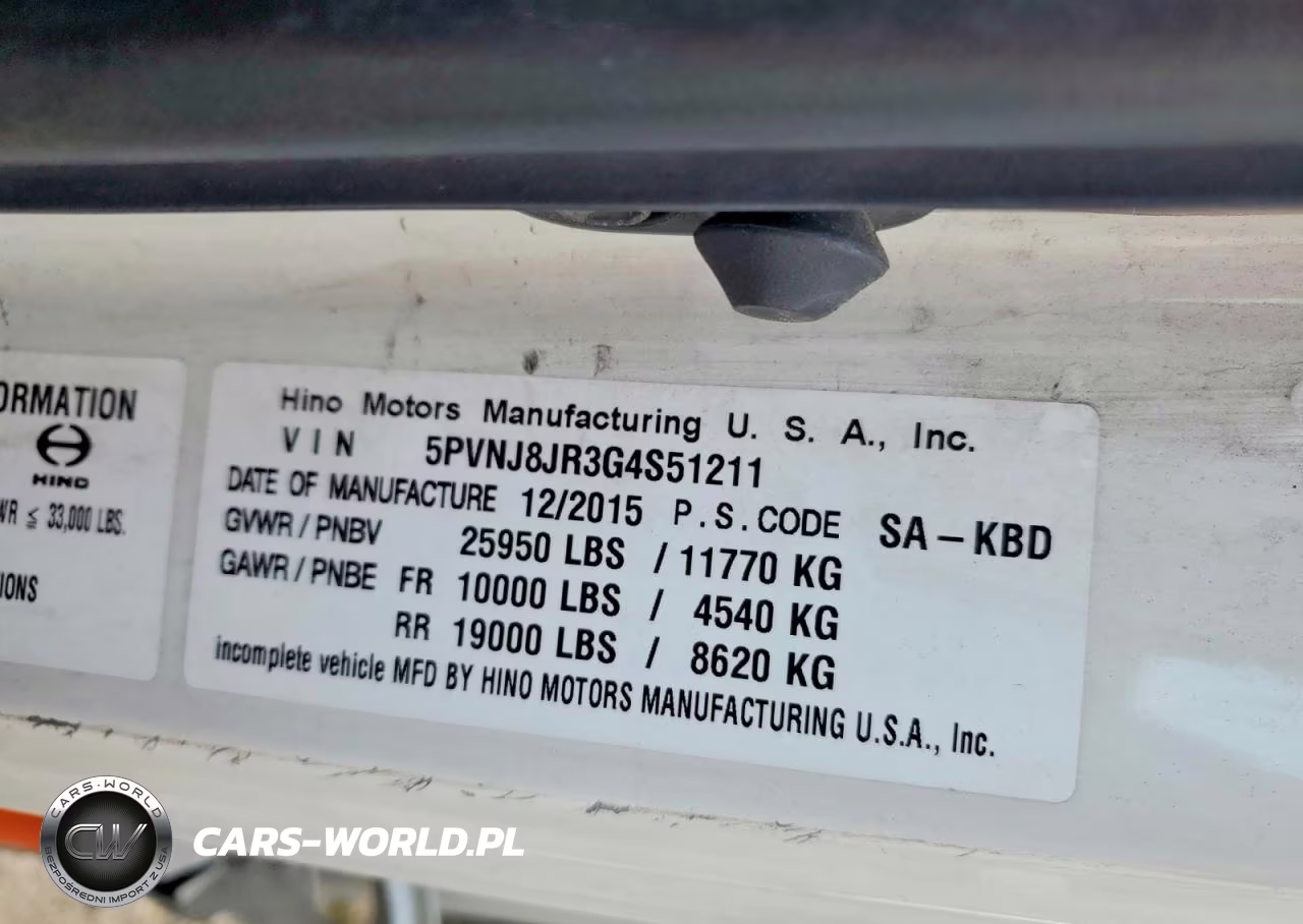 2016 Hino 268A Refrigerated Box Truck VIN:5PVNJ8JR3G4S51211 - 10