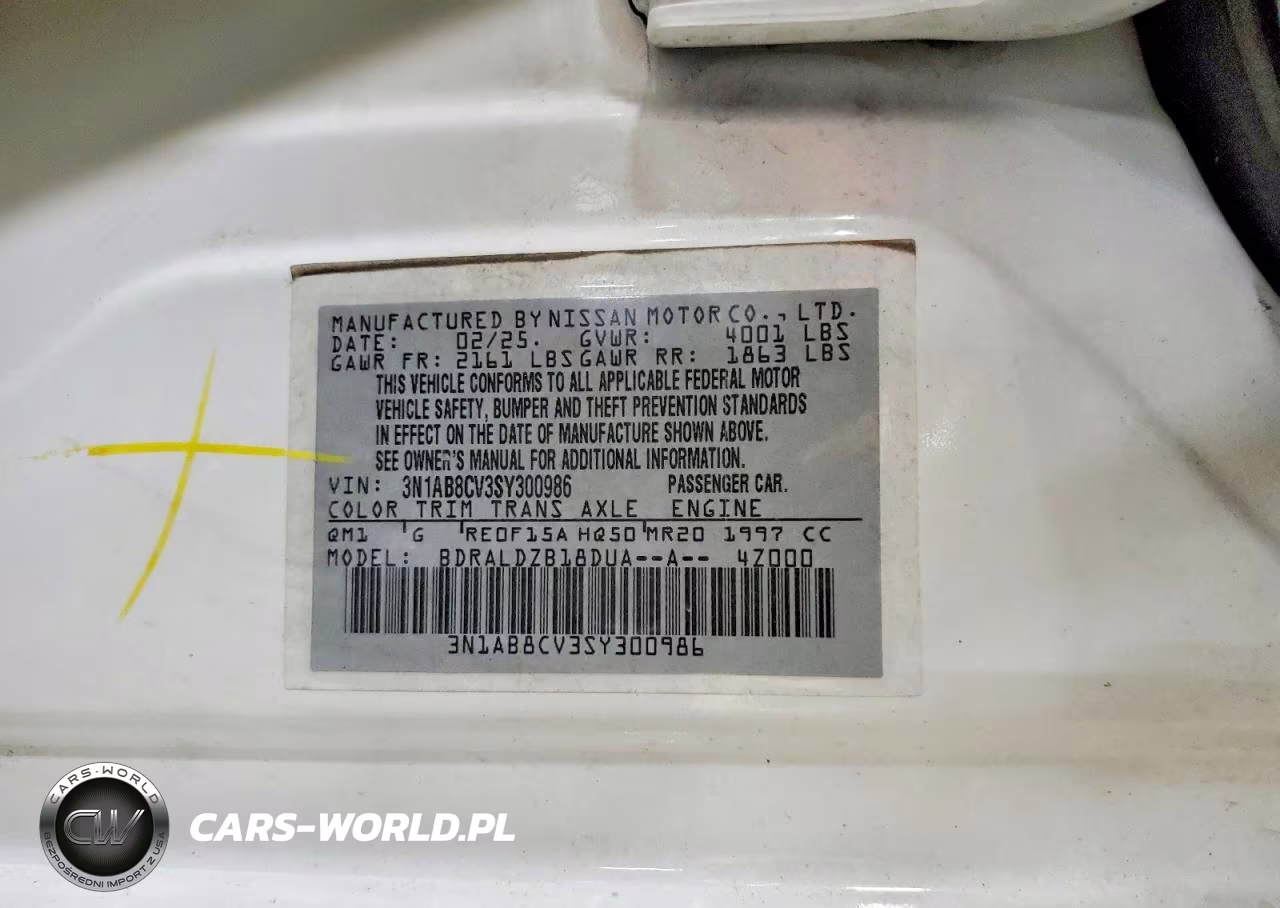 2025 Nissan Sentra Sv VIN:3N1AB8CV3SY300986 - 12