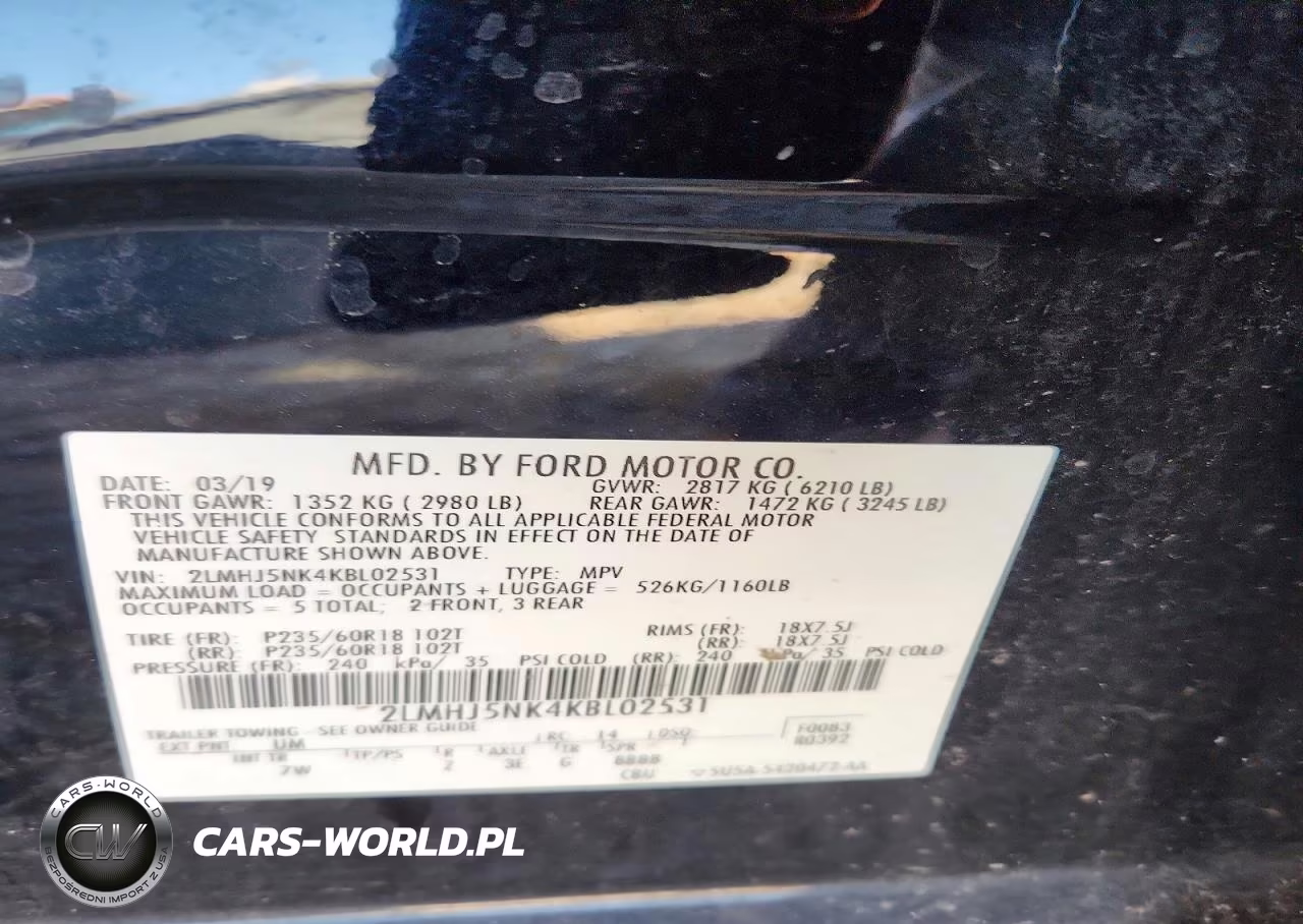 2019 Lincoln Mkt VIN:2LMHJ5NK4KBL02531 - 13