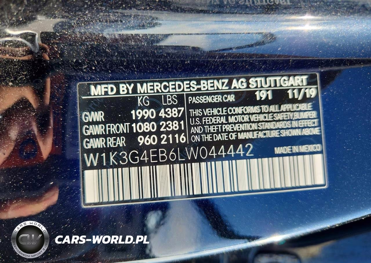 2020 Mercedes-Benz A 220 VIN:W1K3G4EB6LW044442 - 13