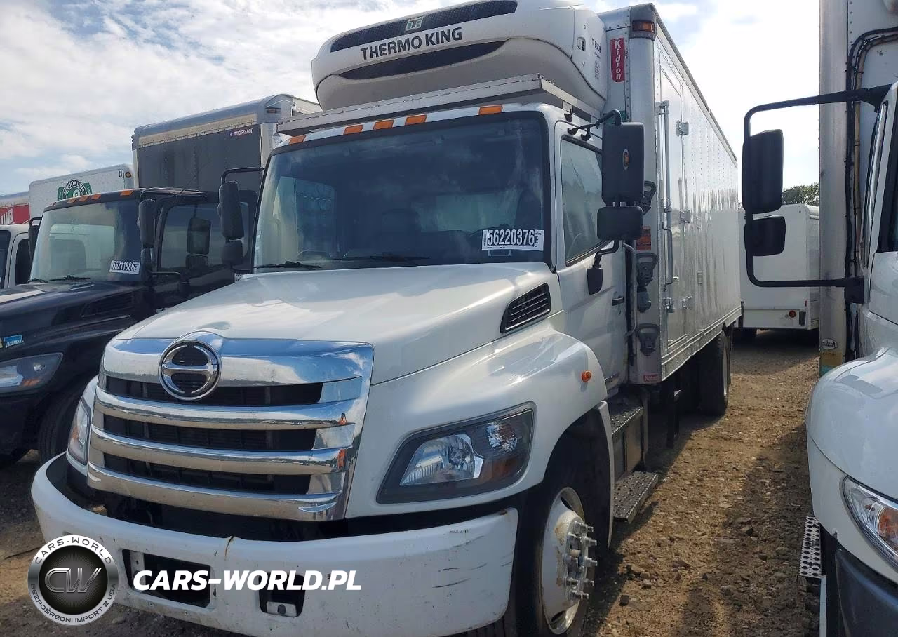 2019 Hino 268A Refrigerated Box Truck VIN:5PVNJ8JT3K4S58650 - 2