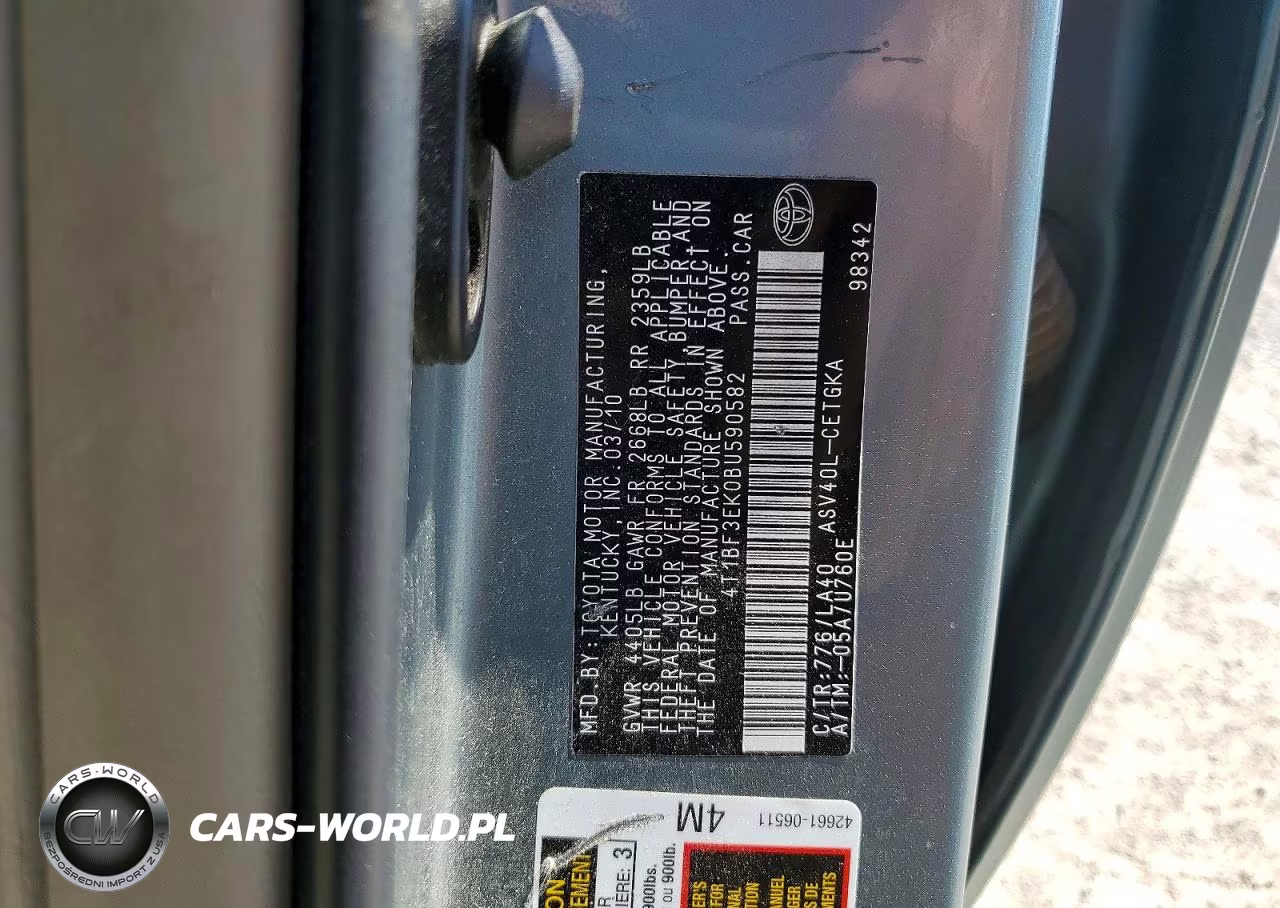 2011 Toyota Camry Xle VIN:4T1BF3EK0BU590582 - 12
