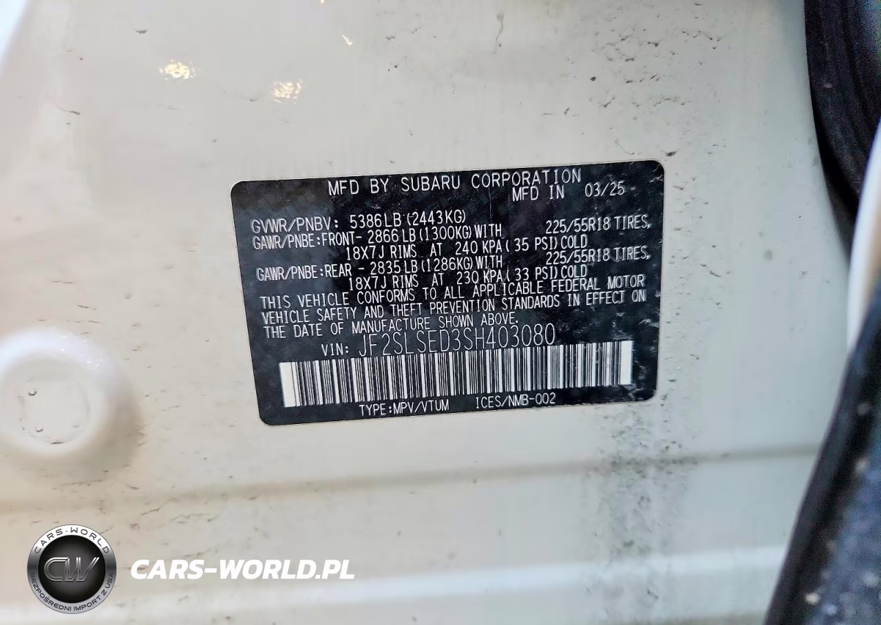 2025 Subaru Forester Premium VIN:JF2SLSED3SH403080 - 13