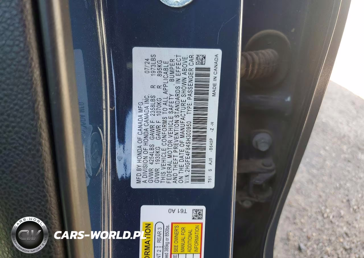 2025 Honda Civic Sport VIN:2HGFE4F84SH300950 - 12