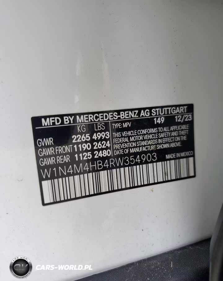 2024 Mercedes-Benz Glb 250 4Matic VIN:W1N4M4HB4RW354903 - 13