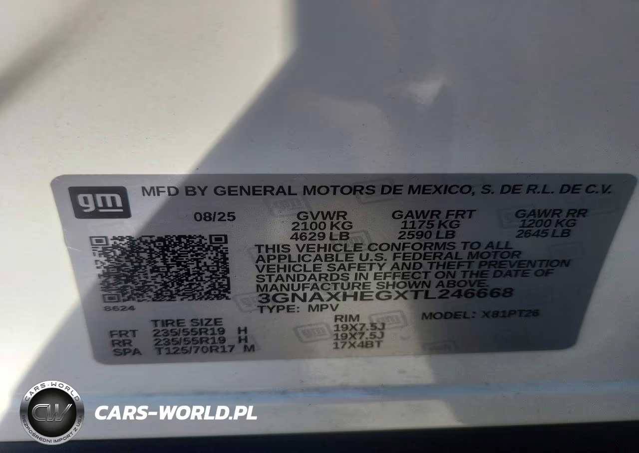 2026 Chevrolet Equinox Lt VIN:3GNAXHEGXTL246668 - 13