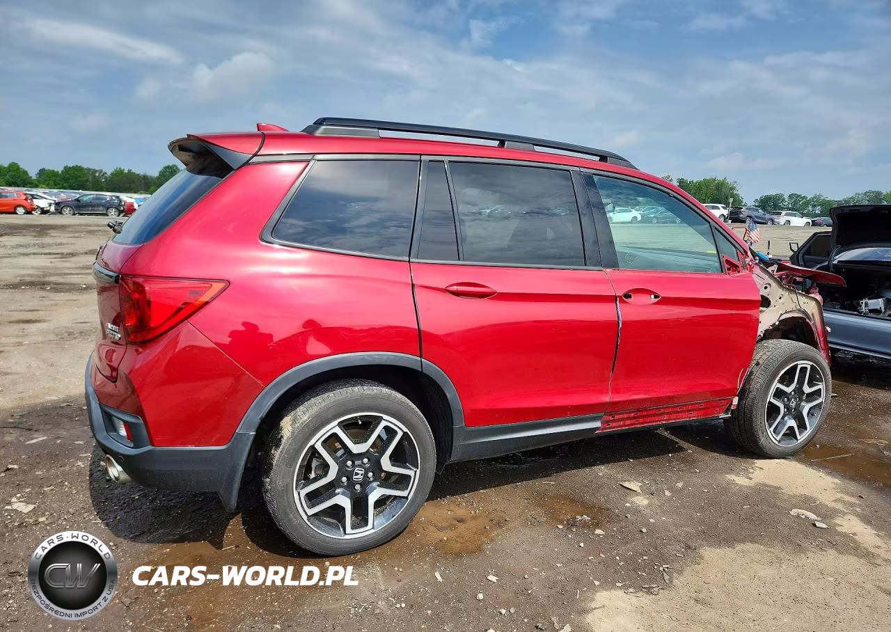 2022 Honda Passport Elite VIN:5FNYF8H03NB013306 - 3