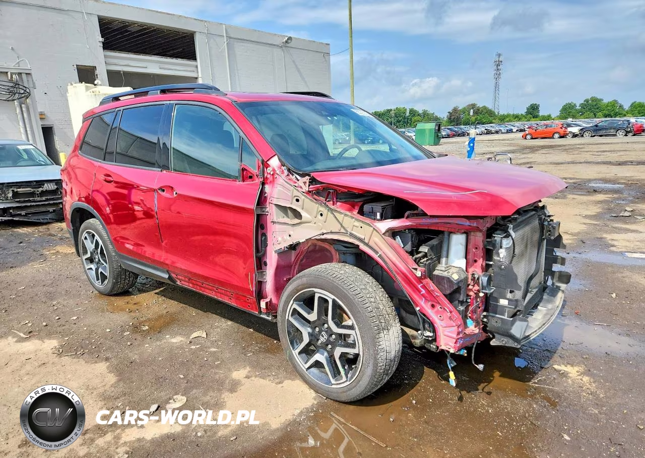 2022 Honda Passport Elite VIN:5FNYF8H03NB013306 - 4