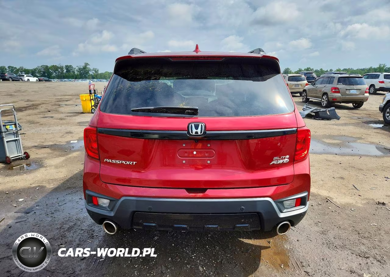 2022 Honda Passport Elite VIN:5FNYF8H03NB013306 - 6
