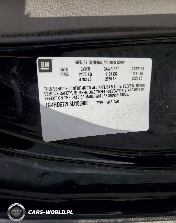 2006 Buick Lucerne Cxl VIN:1G4HD57206U158900 - 13