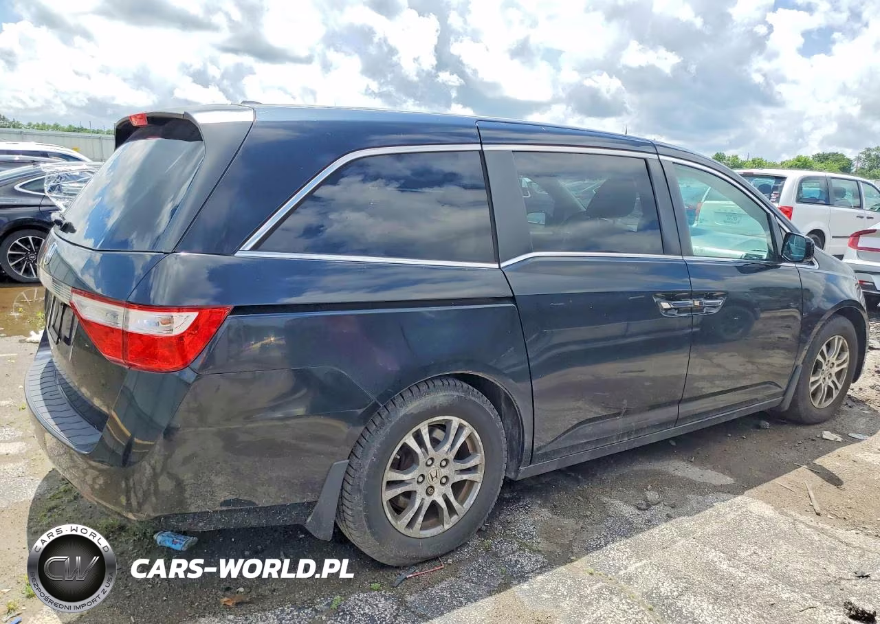 2012 Honda Odyssey Exl VIN:5FNRL5H67CB093237 - 3