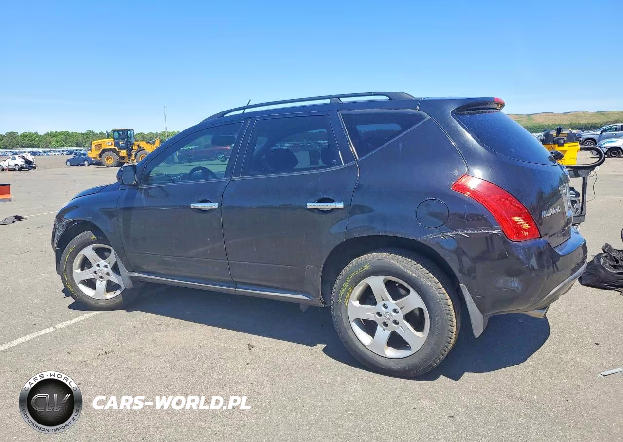 2003 Nissan Murano Sl VIN:JN8AZ08W53W207556 - 2