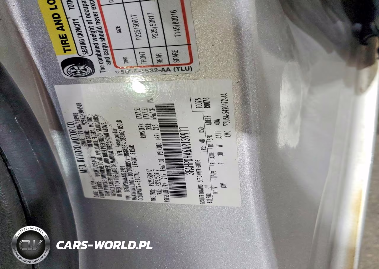 2010 Ford Fusion Se VIN:3FAHP0HA6AR139911 - 12