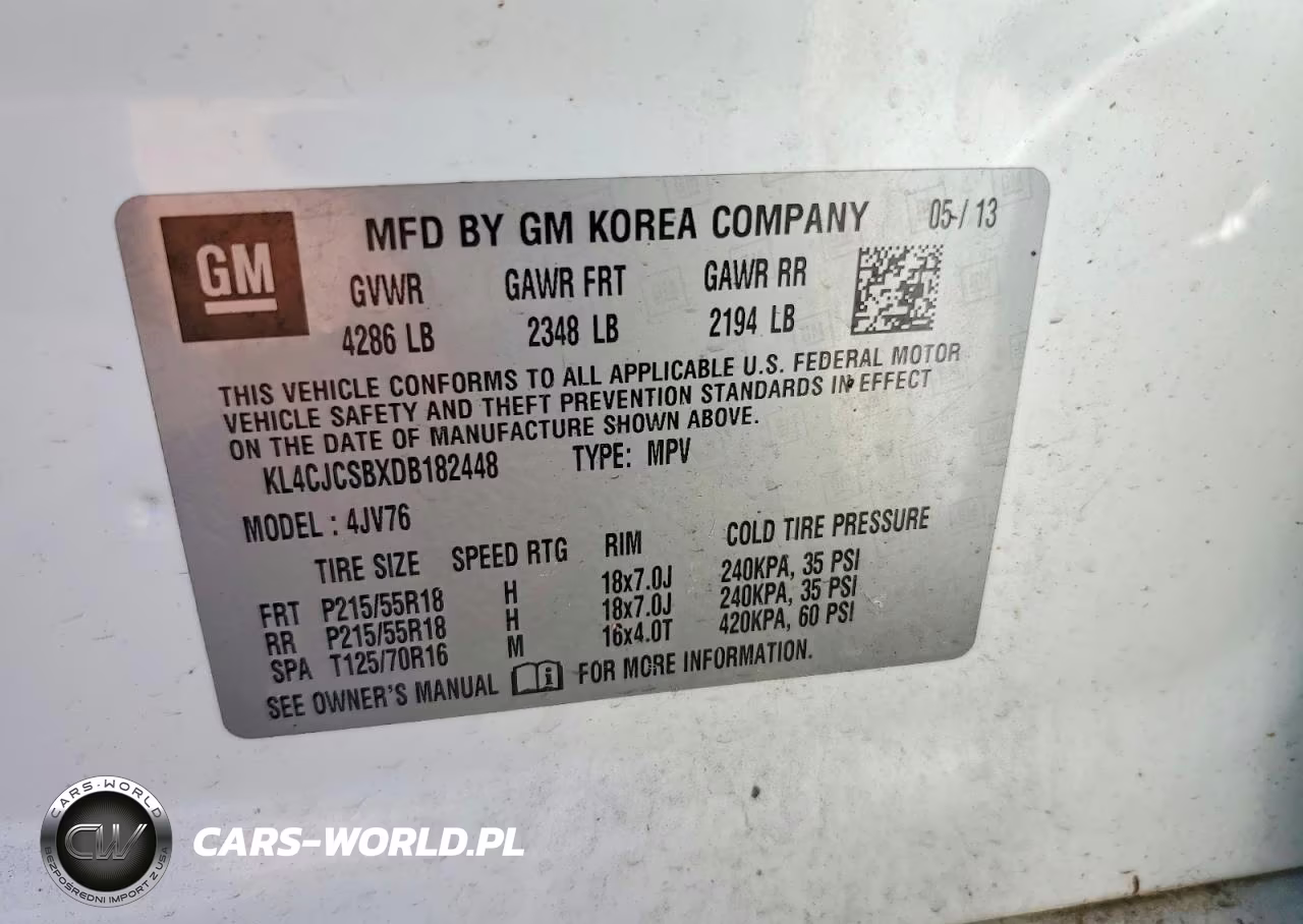 2013 Buick Encore VIN:KL4CJCSBXDB182448 - 13