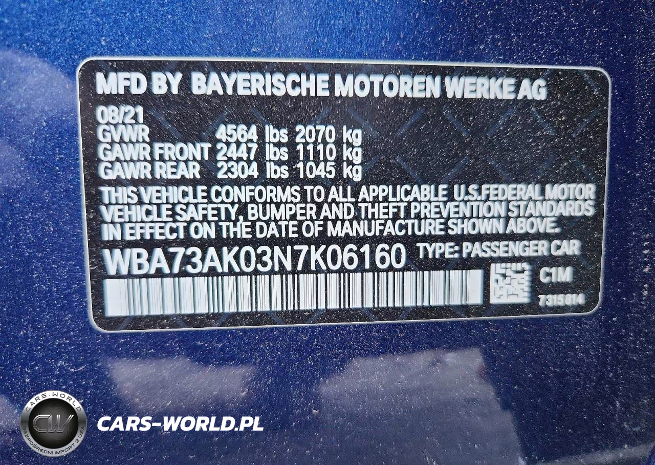 2022 BMW 228Xi VIN:WBA73AK03N7K06160 - 12