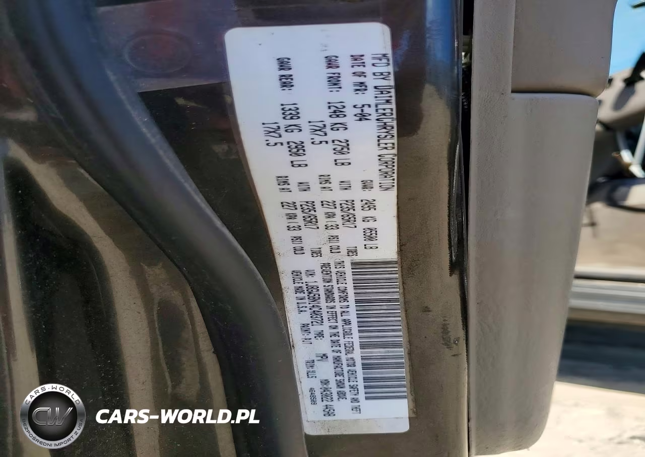 2004 Jeep Grand Cherokee Limited VIN:1J8GW58N14C403721 - 13