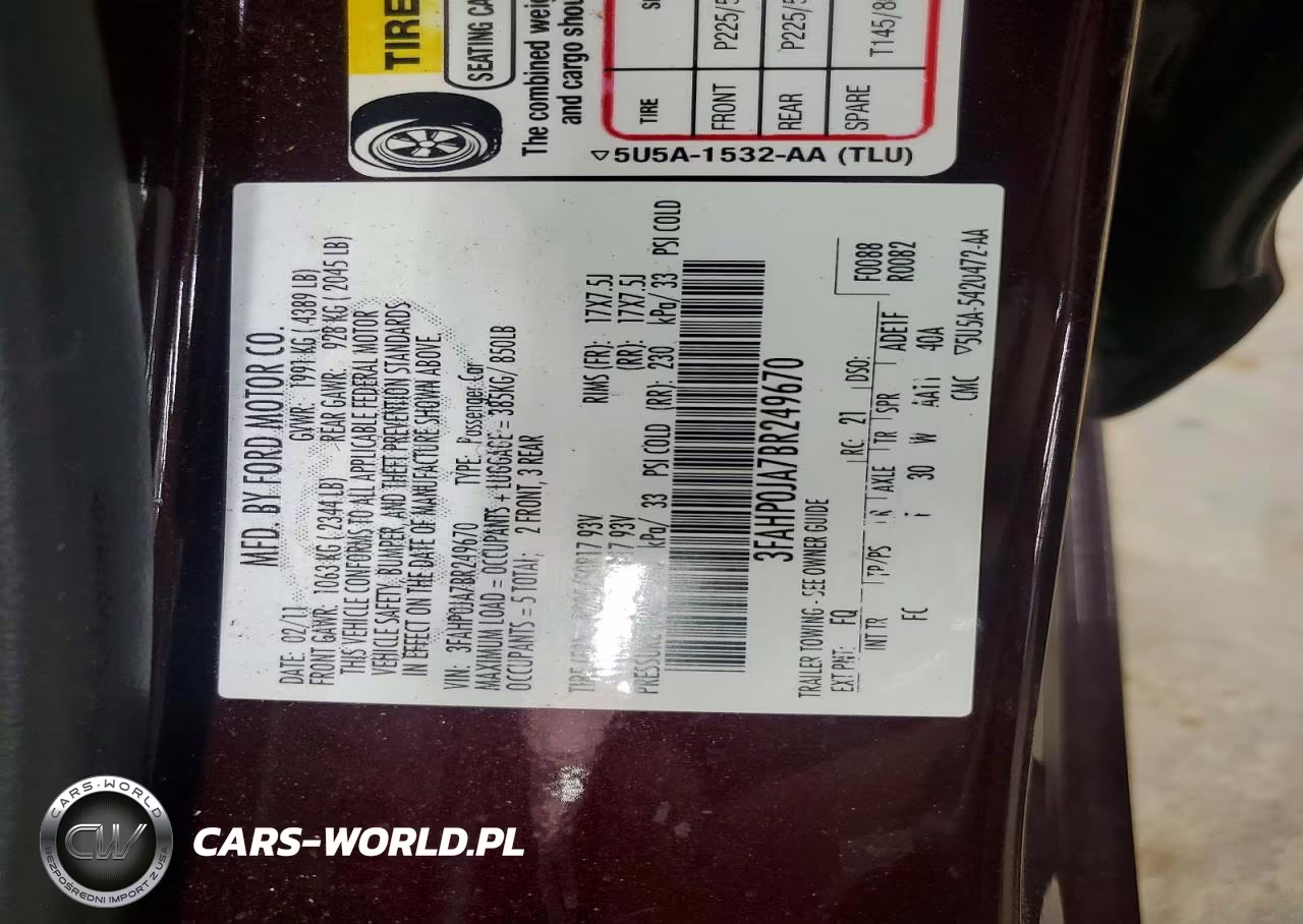 2011 Ford Fusion Sel VIN:3FAHP0JA7BR249670 - 12