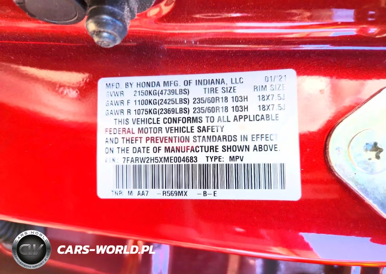 2021 Honda Cr-V Ex VIN:7FARW2H5XME004683 - 13