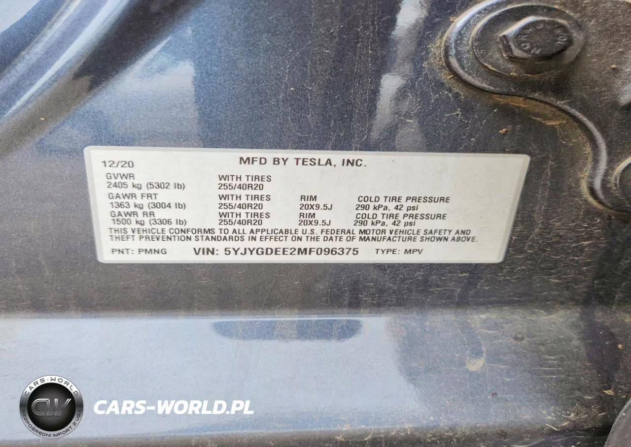 2021 Tesla Model Y VIN:5YJYGDEE2MF096375 - 14