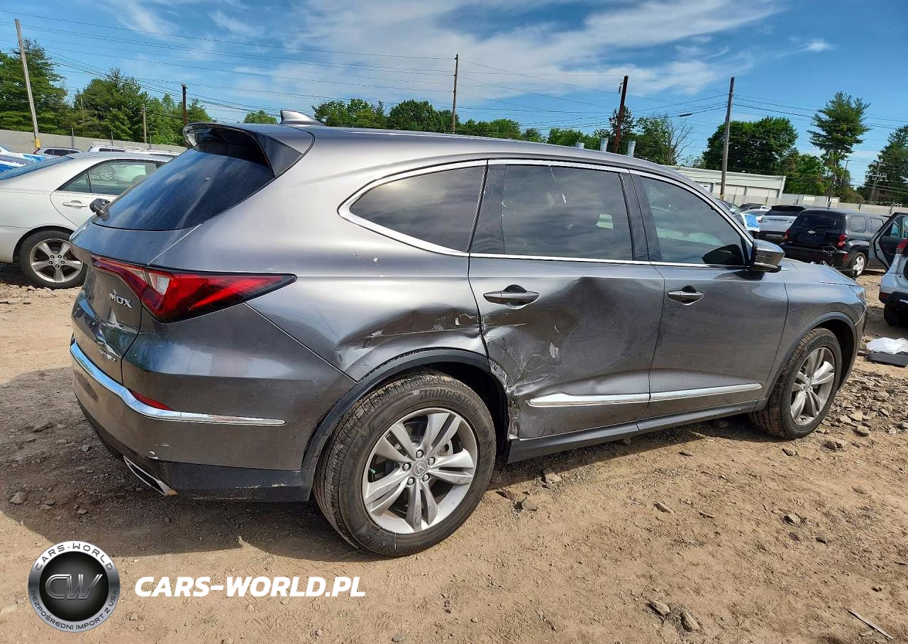 2022 Acura Mdx VIN:5J8YE1H34NL044275 - 3