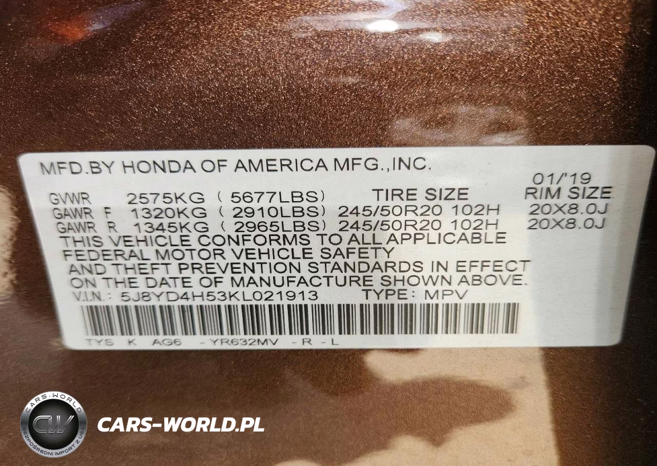 2019 Acura Mdx Technology VIN:5J8YD4H53KL021913 - 14