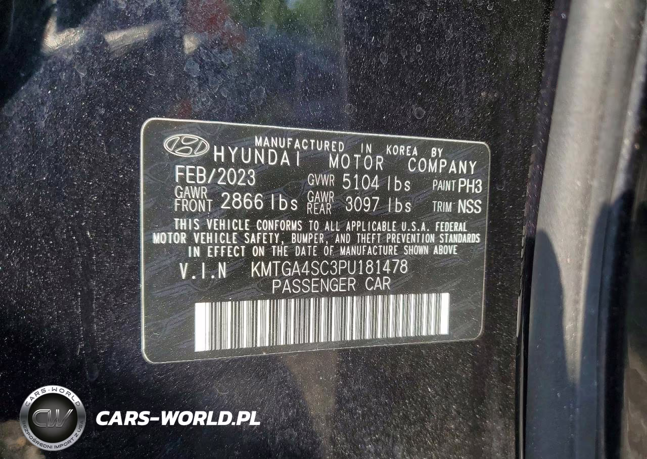 2023 Genesis G80 Sport Prestige VIN:KMTGA4SC3PU181478 - 12