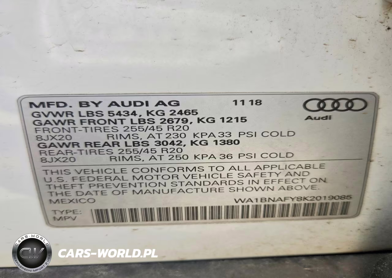2019 Audi Q5 Premium Plus VIN:WA1BNAFY8K2019085 - 13