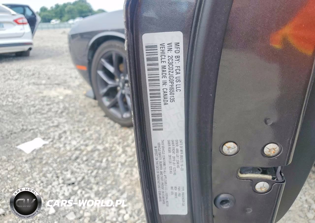 2023 Dodge Challenger Gt VIN:2C3CDZJG0PH650135 - 12