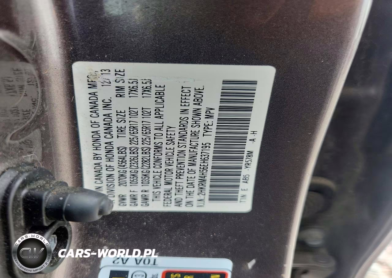 2014 Honda Cr-V Ex VIN:2HKRM4H56EH637195 - 14