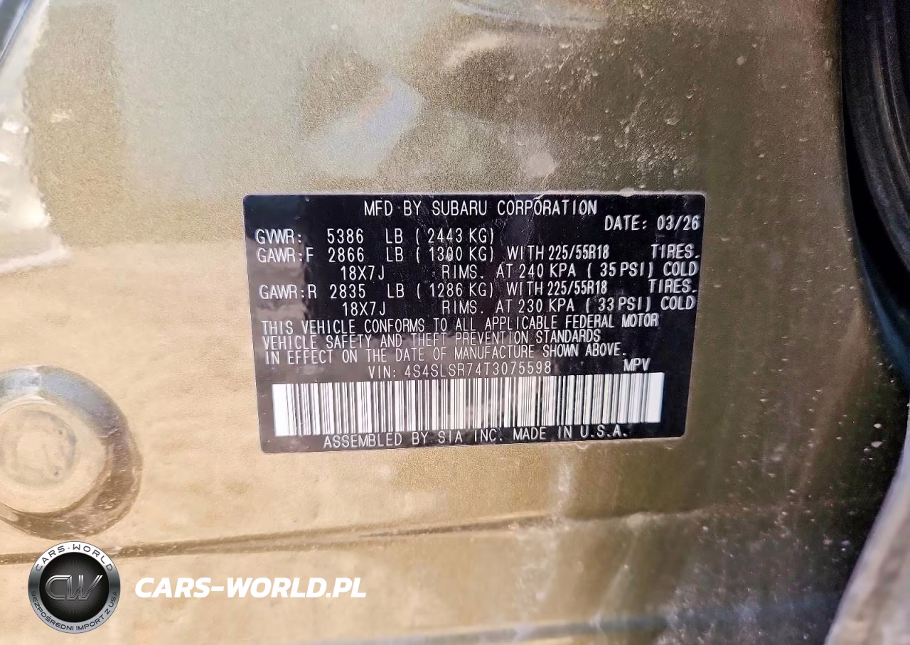2026 Subaru Forester Limited VIN:4S4SLSR74T3075598 - 14