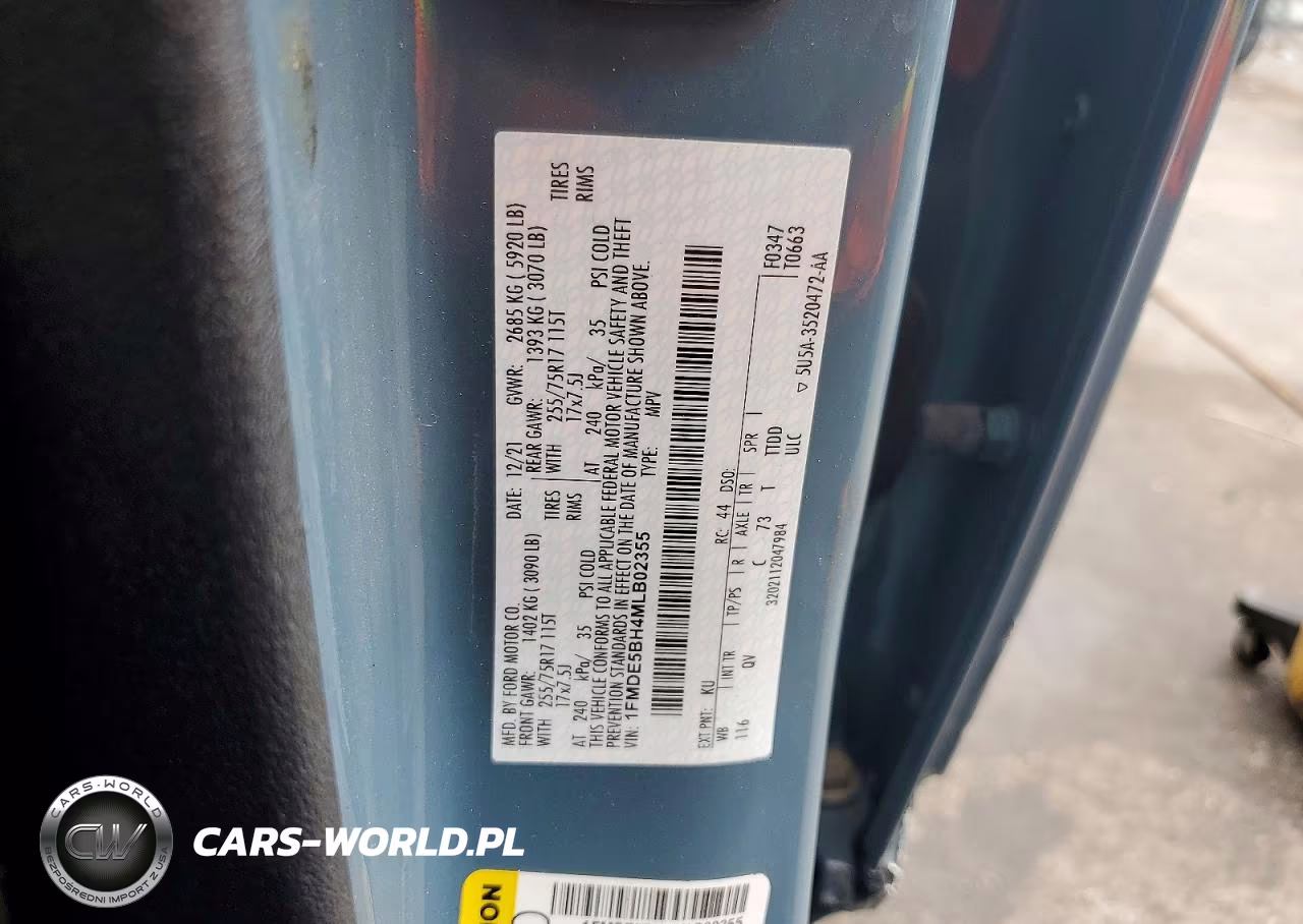 2021 Ford Bronco Base VIN:1FMDE5BH4MLB02355 - 13