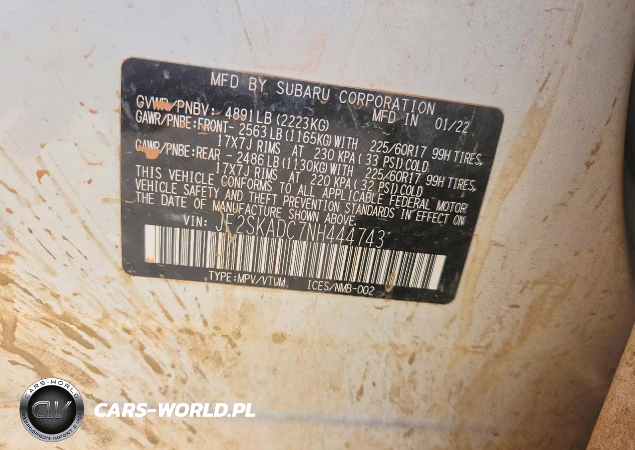 2022 Subaru Forester Premium VIN:JF2SKADC7NH444743 - 13