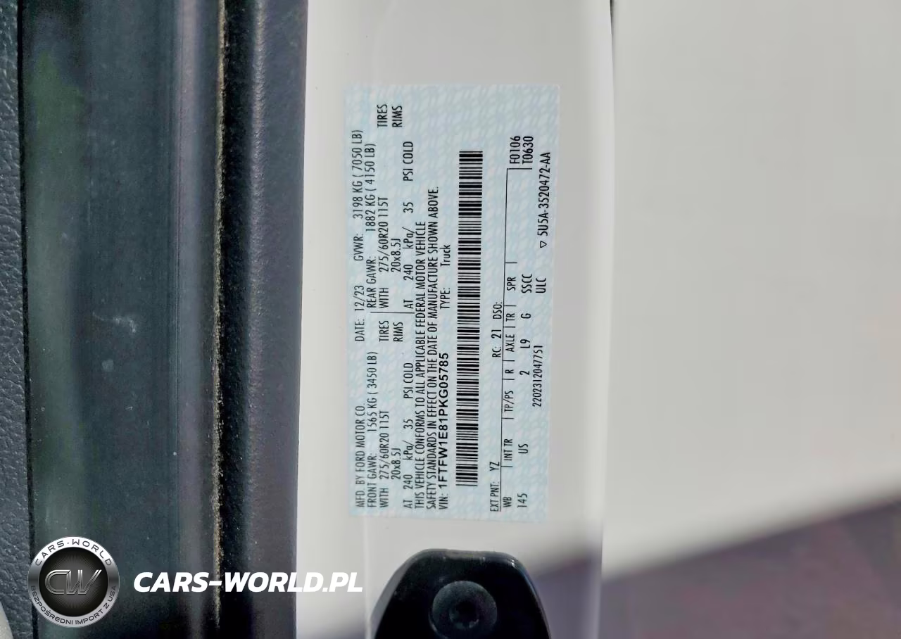 2023 Ford F150 Supercrew VIN:1FTFW1E81PKG05785 - 12