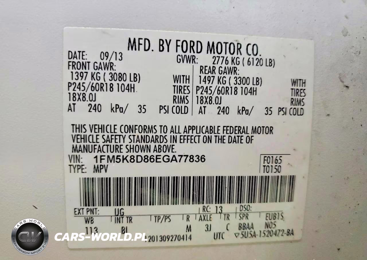 2014 Ford Explorer Xlt VIN:1FM5K8D86EGA77836 - 13