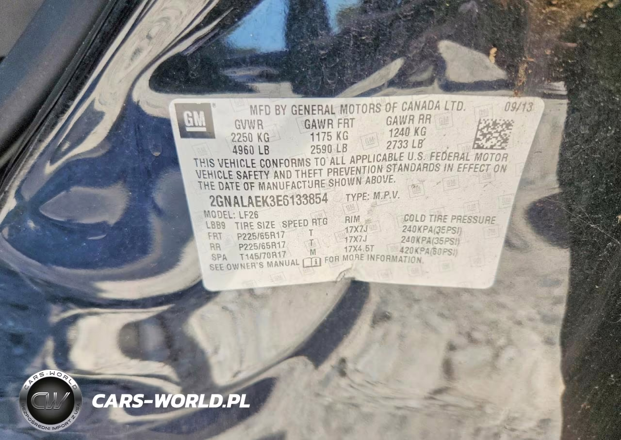 2014 Chevrolet Equinox Ls VIN:2GNALAEK3E6133854 - 13