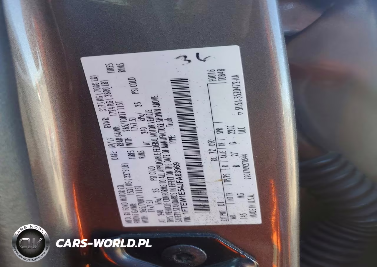 2018 Ford F150 Supercrew VIN:1FTEW1E54JFA63969 - 12