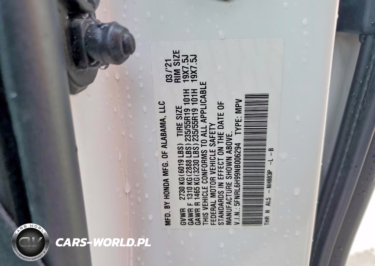 2022 Honda Odyssey Elite VIN:5FNRL6H99NB006294 - 13