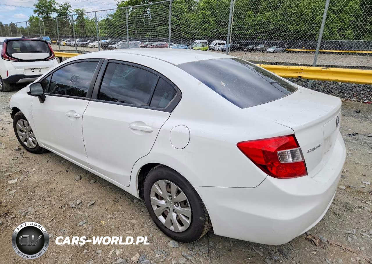 2012 Honda Civic Lx VIN:19XFB2F57CE384342 - 2