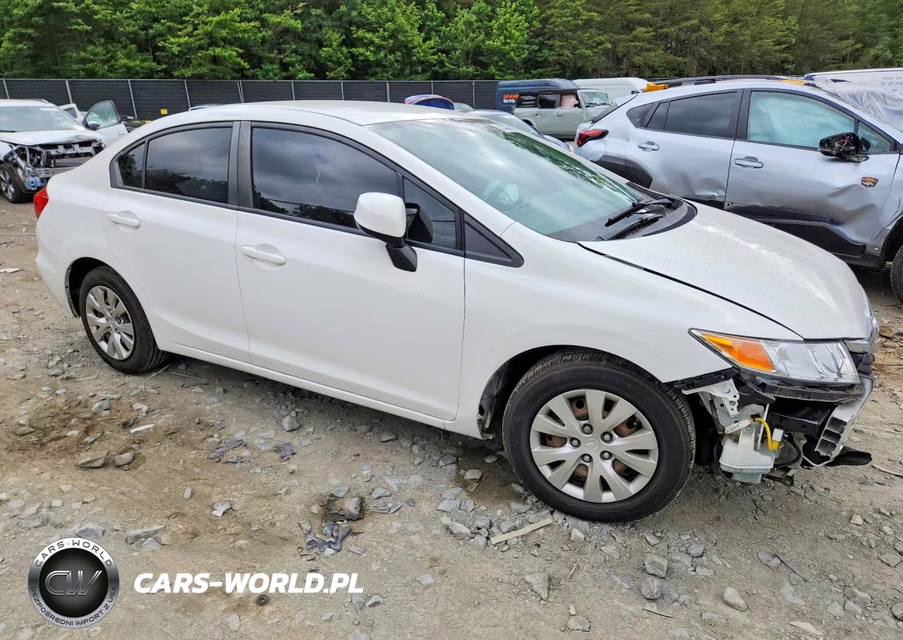 2012 Honda Civic Lx VIN:19XFB2F57CE384342 - 4