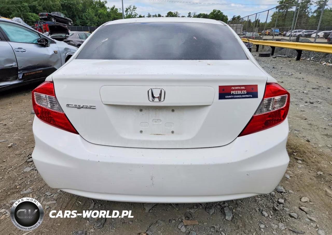 2012 Honda Civic Lx VIN:19XFB2F57CE384342 - 6