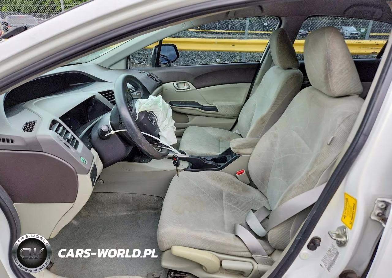 2012 Honda Civic Lx VIN:19XFB2F57CE384342 - 7