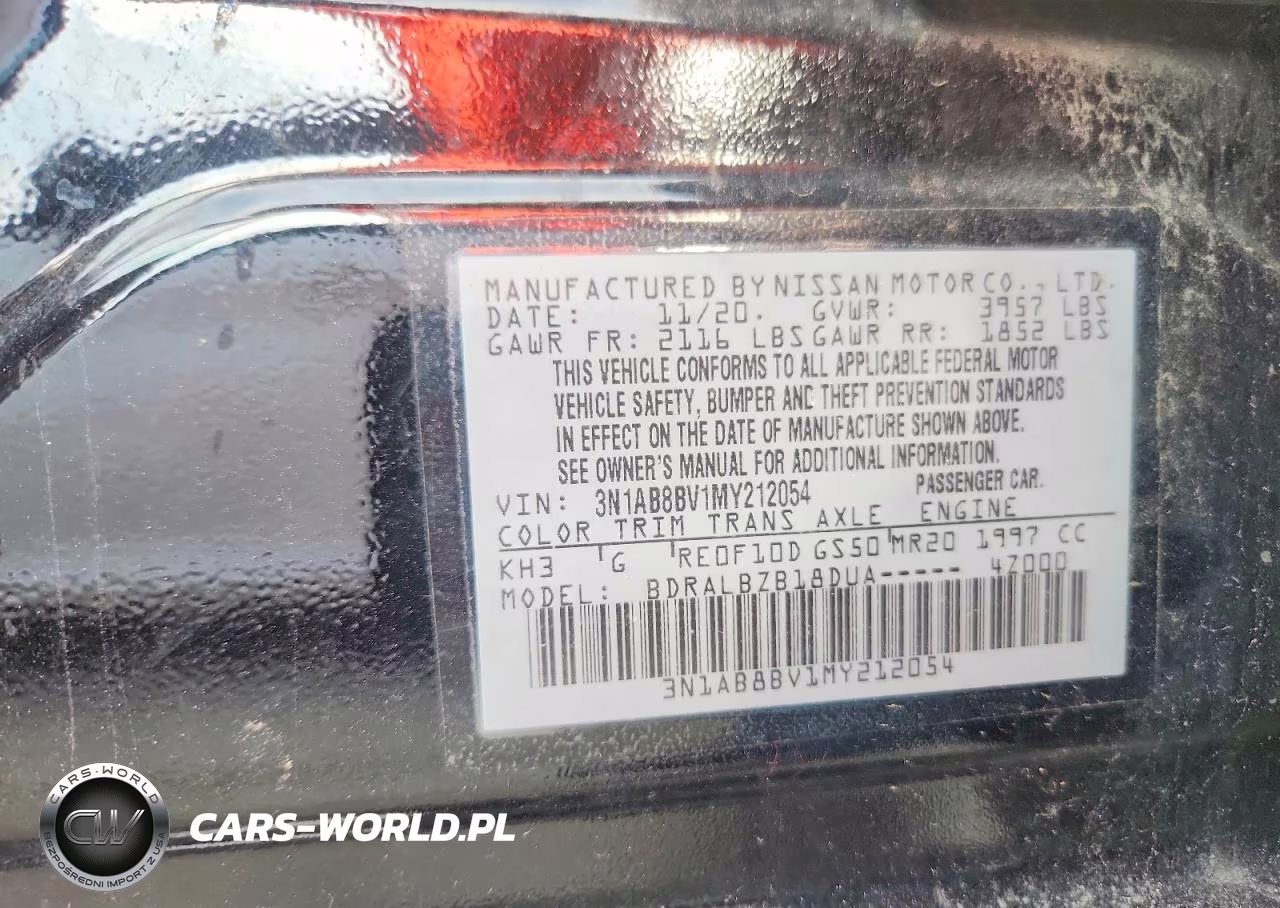 2021 Nissan Sentra S VIN:3N1AB8BV1MY212054 - 12