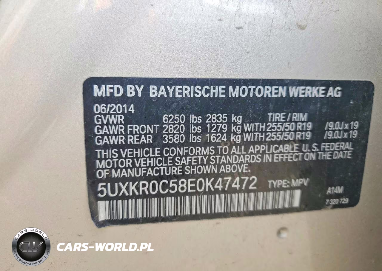 2014 BMW X5 xDrive35I VIN:5UXKR0C58E0K47472 - 13