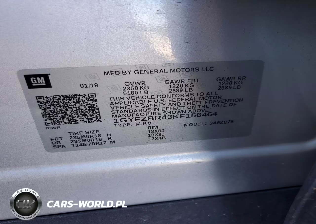 2019 Cadillac Xt4 Luxury VIN:1GYFZBR43KF156464 - 12