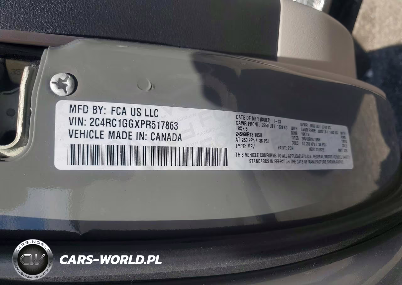 2023 Chrysler Pacifica Limited VIN:2C4RC1GGXPR517863 - 13
