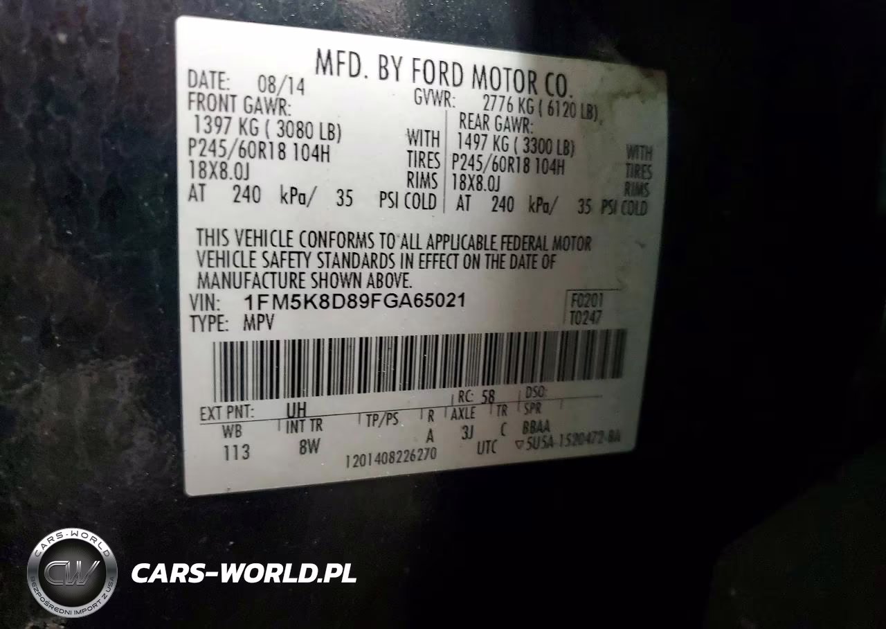 2015 Ford Explorer Xlt VIN:1FM5K8D89FGA65021 - 13