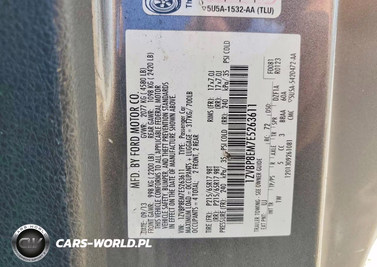 2014 Ford Mustang VIN:1ZVBP8EM7E5263611 - 12
