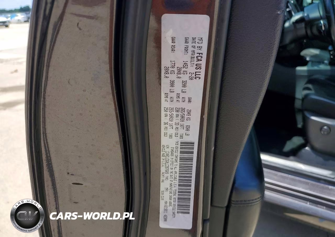 2020 Dodge Durango Gt VIN:1C4RDJDG0LC287609 - 12